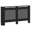 vidaXL Radiator Cover Black 152x19x81.5 cm MDF