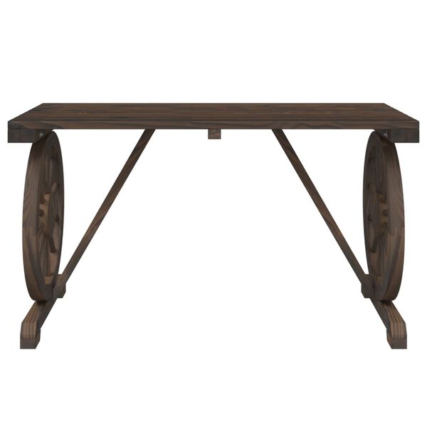 vidaXL 3 Piece Garden Dining Set Solid Wood Fir