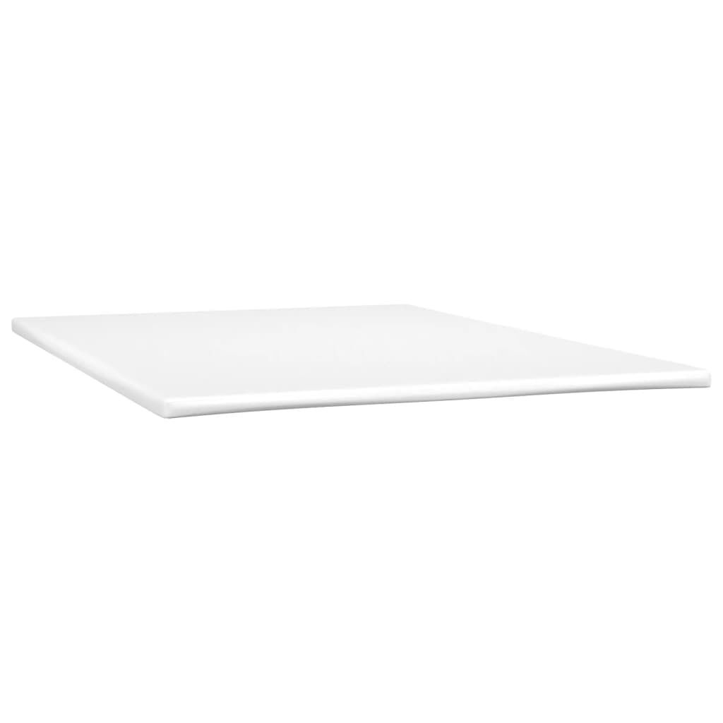 vidaXL Box Spring Bed with Mattress Dark Grey 153x203 cm Queen Size Fabric
