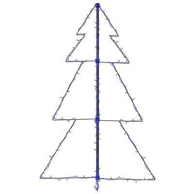 vidaXL Christmas Cone Tree 160 LEDs Indoor and Outdoor 78x120 cm