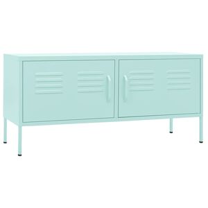 vidaXL TV Cabinet Mint 105x35x50 cm Steel