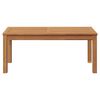 vidaXL Table Brown 95 x 45 x 40 cm Solid Teak Wood