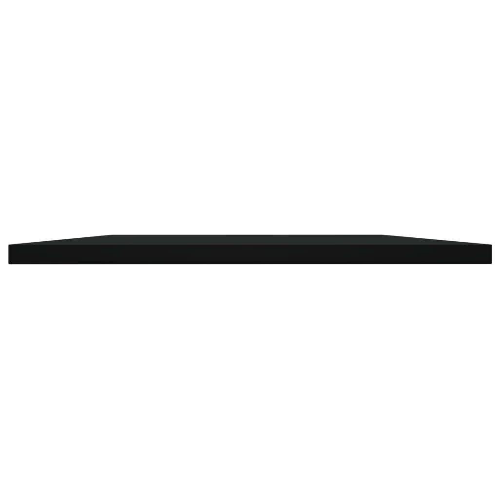 vidaXL Bookshelf Boards 4 pcs Black 100x40x1.5 cm Engineered Wood