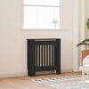 vidaXL MDF Radiator Cover Black 78 cm