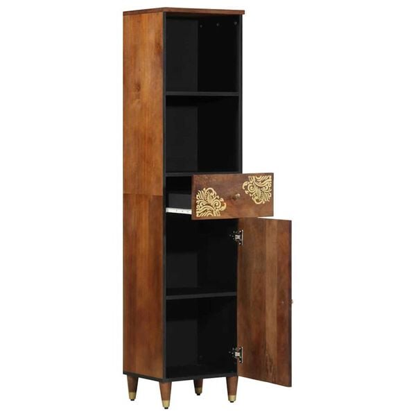 vidaXL Sideboard Honey brown 38 x 33.5 x 160 cm Solid Mango wood
