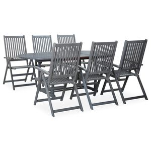 vidaXL 5 Piece Garden Dining Set Solid Wood Acacia