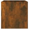 vidaXL Planter Box Smoked Oak 40x40x40 cm Engineered Wood