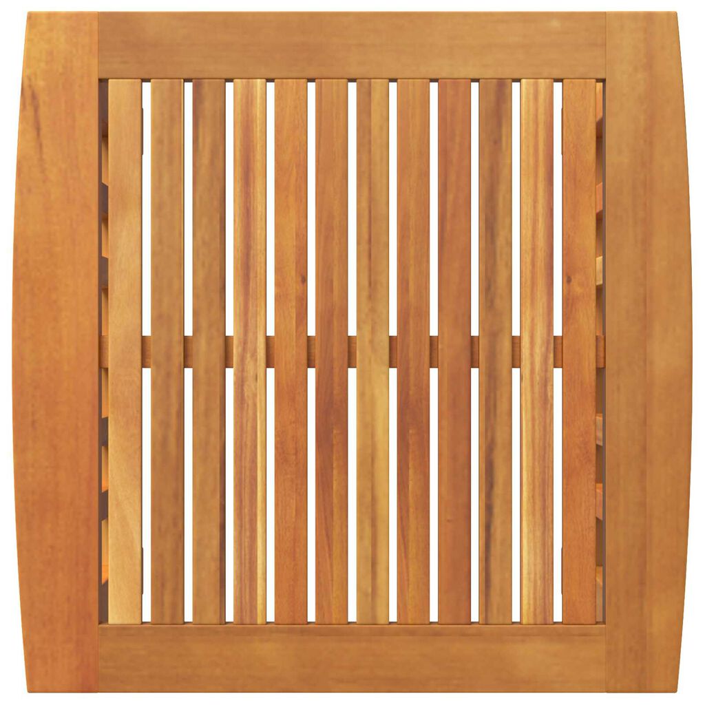vidaXL Garden Side Table Brown 45x45x50 cm Solid Acacia Wood