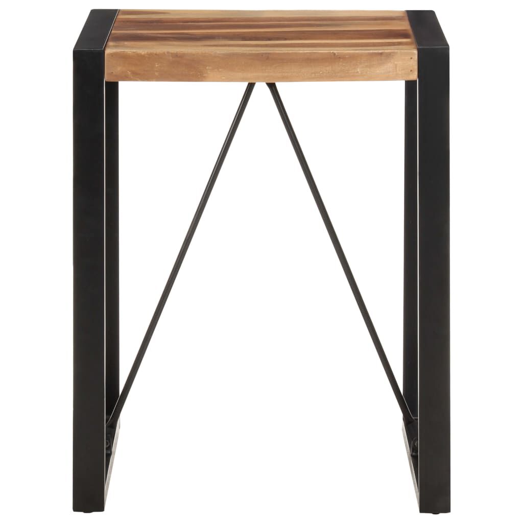 vidaXL Dining Table 60x60x75 cm Solid Acacia Wood