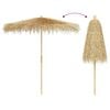 vidaXL Bamboo Garden Parasol 270 cm with Banana Leaf Roof