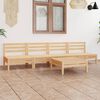vidaXL 5 Piece Garden Lounge Set Solid Pinewood