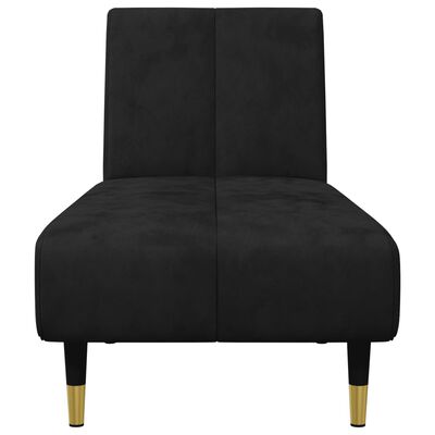 vidaXL 2 Piece Sofa Set Black Velvet