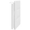 vidaXL Headboard Cushion "Zadar" White 100 cm Faux Leather