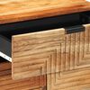 vidaXL Bedside Cabinet Brown 50 x 33 x 60 cm Solid acacia wood