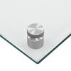vidaXL Kitchen Backsplashes 2 pcs Transparent 80x60 cm Tempered Glass