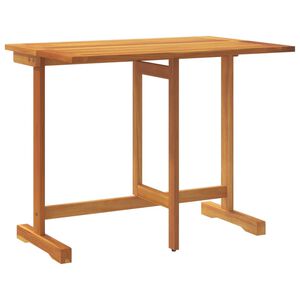 vidaXL Folding Balcony Table 90x60x72 cm Solid Wood Acacia