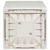 vidaXL Garden Planter White 36 x 36 x 35 cm Polypropylene