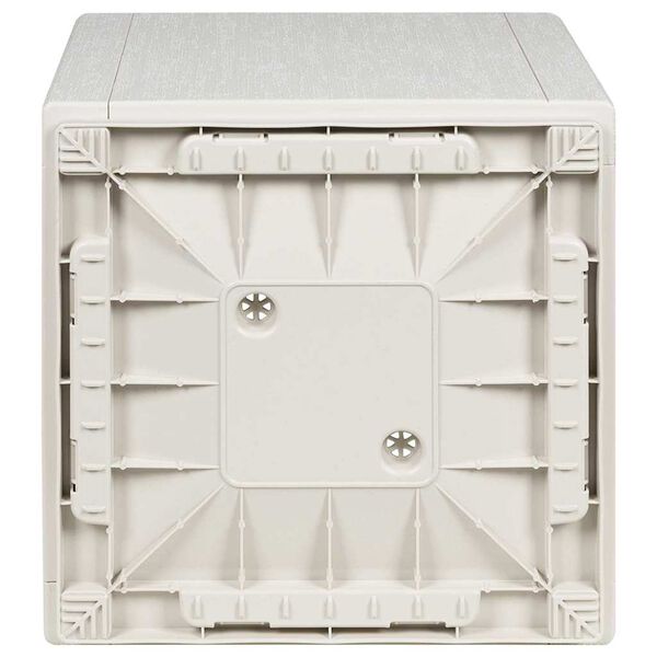 vidaXL Garden Planter White 36 x 36 x 35 cm Polypropylene