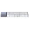 vidaXL Outdoor Chicken Coop 3x10x2 m Galvanised Steel