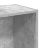 vidaXL 2-Tier Book Cabinet Concrete Grey 40x30x76.5 cm Engineered Wood