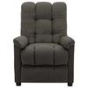 vidaXL Electric Recliner Chair Taupe Fabric
