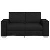 vidaXL Sofa Black 160 x 80 x 84 cm Fabric