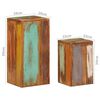 vidaXL Plant Stands 2 pcs Solid Reclaimed Wood