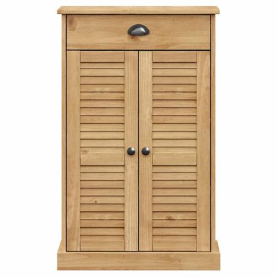 vidaXL Shoe Cabinet VIGO 60x35x96 cm Solid Wood Pine