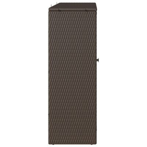 vidaXL Storage Cabinet Brown 100x36x102 cm Rattan