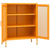 vidaXL Storage Cabinet Mustard Yellow 80x35x101.5 cm Steel