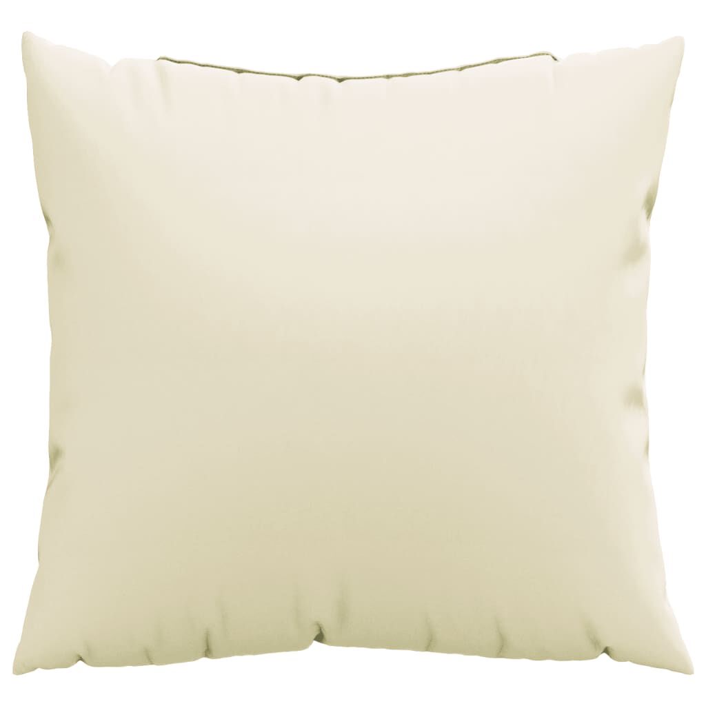 vidaXL Sofa Cushions 4 pcs Cream 50x50 cm Fabric