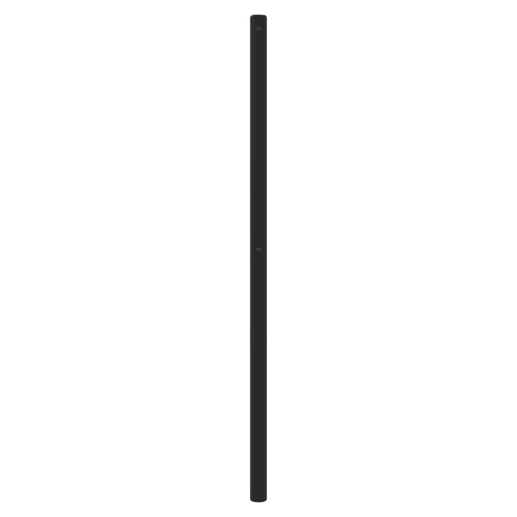 vidaXL Metal Headboard Black 193 cm