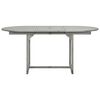 vidaXL Garden Dining Table (120-170)x80x75 cm Solid Acacia Wood