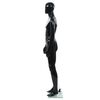 vidaXL Full Body Male Mannequin with Glass Base Glossy Black 185 cm
