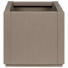vidaXL Garden Planter Grey 36 x 36 x 35 cm Polypropylene