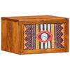 vidaXL Bedside Cabinet 2 pcs Brown 35 x 30 x 22 cm Solid acacia wood