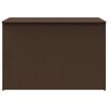 vidaXL Garden Storage Box Brown 150x100x100 cm Poly Rattan