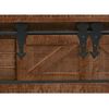 vidaXL Console Table Solid Fir Wood 131x35.5x75 cm Brown