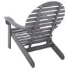 vidaXL Adirondack Chair Solid Acacia Wood Grey