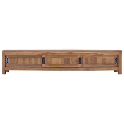 vidaXL TV Cabinet 150x30x30 cm Solid Teak Wood