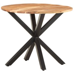 vidaXL Side Table 68x68x56 cm Solid Acacia Wood