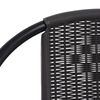 vidaXL Garden Chairs 2 pcs Plastic Rattan and Steel 110 kg