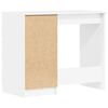 vidaXL Desk High Gloss White 90x45x76 cm Engineered Wood