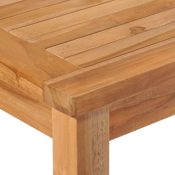 vidaXL 7 Piece Garden Dining Set 150x90 cm Solid Teak Wood