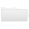 vidaXL Bathroom Mirror White 90x1.5x37 cm Engineered Wood