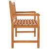 vidaXL 3-Seater Garden Bench with Table 150 cm Solid Teak Wood