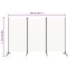 vidaXL 3-Panel Room Divider White 260x180 cm
