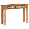 vidaXL Console Table 110x30x75 cm Solid Wood Reclaimed