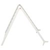 vidaXL Drying Rack for Bathtub Extendable 53-90 cm Aluminium