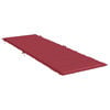 vidaXL Sun Lounger Cushion Wine Red 186x58x4cm Oxford Fabric
